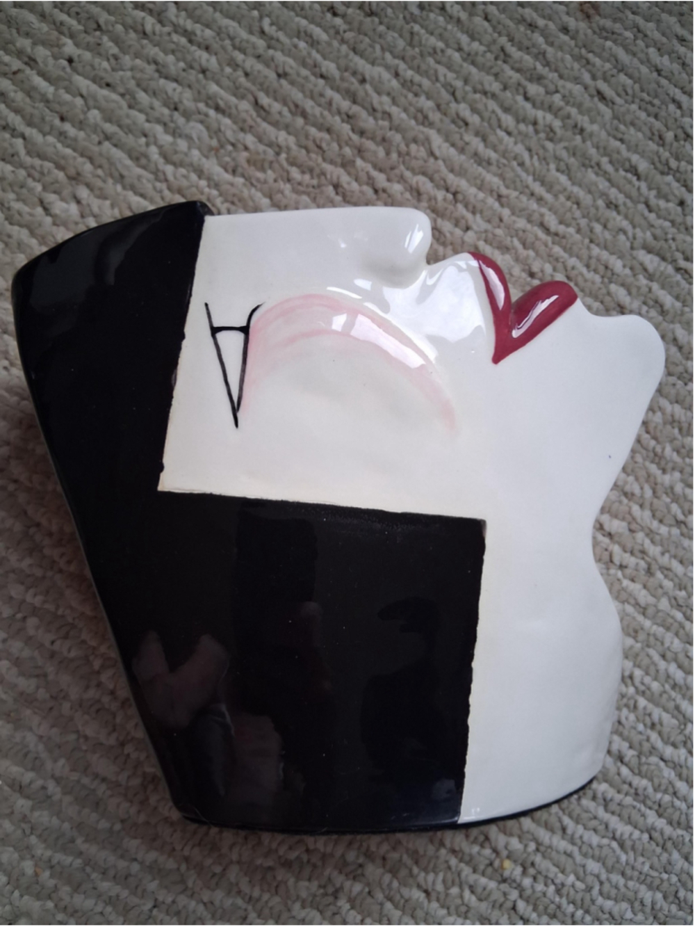 Vintage art deco ceramic vase